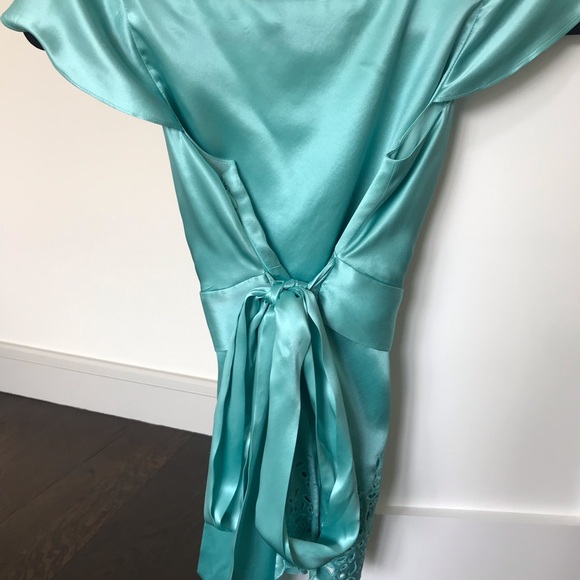 BCBG Silk Eyelet Blouse - Picture 3 of 5